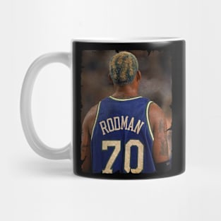 Rodman New Hairstyle Blue Mug